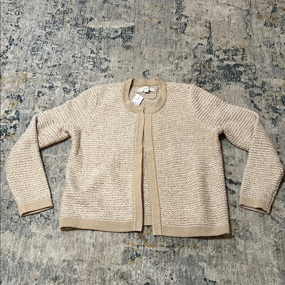 NWT Loft SZ L Sweater Cardigan